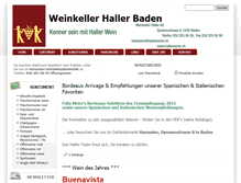 Tablet Screenshot of hallerweine.ch